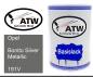 Preview: Opel, Bonito Silver Metallic, 191V: 500ml Lackdose, von ATW Autoteile West.